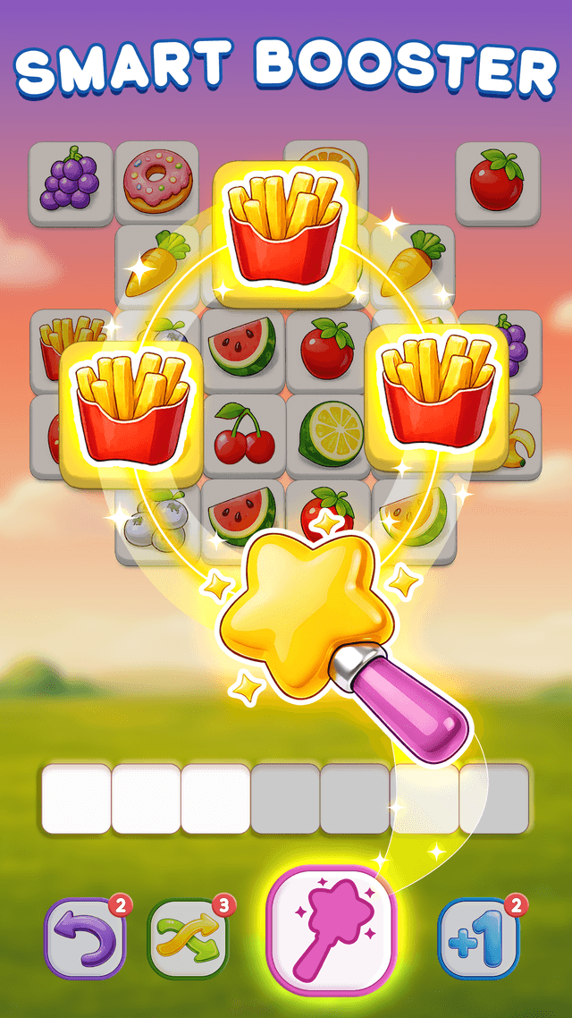 Super Tile Match mobile game screenshot